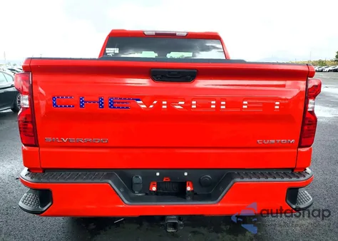 2024 Chevrolet Silverado C1500 Custom z USA, uszkodzony, nr VIN 3GCPABEK0RG190876